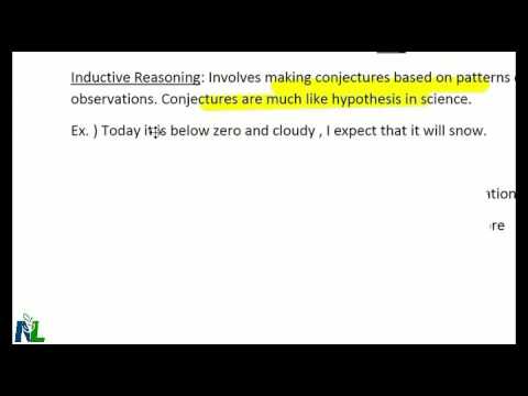 Introduction to Inductive and Deductive Reasoning
