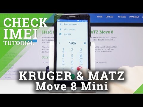 How to Checkup IMEI in Kruger & Matz Move 8 Mini - Find IMEI & Serial Number