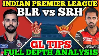 BLR vs SRH Dream11 team,RCB vs SRH 36th match,IPL 2022,BLR VS SRH BANGALORE vs HYDERABAD DREAM11Team