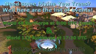 [Runescape 3] Divine Yew Trees - Best Divine location in game