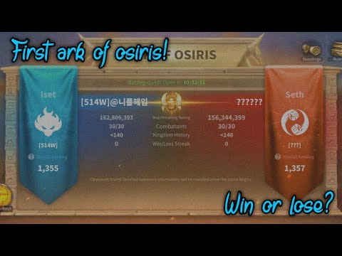 The first Ark of Osiris in the New Kingdom! win or lose? - Rise Of Kingdoms
