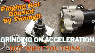 Starter Grinding On Acceleration