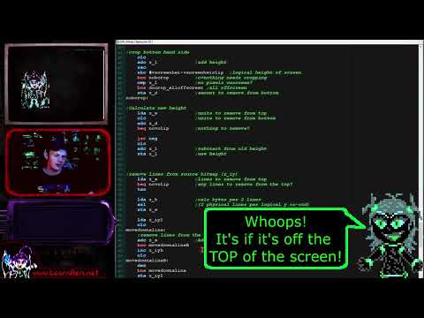 Lesson S25 - Sprite Clipping on the Atari Lynx