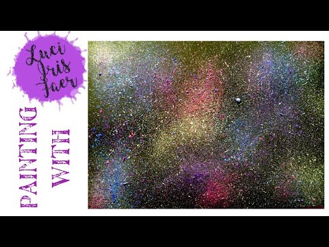 Painting Space with Acrylics | Splatter Painting | Episode 5