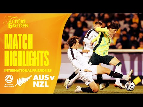 Australia v New Zealand | Highlights | Soccer Ashes First Leg | International Friendly