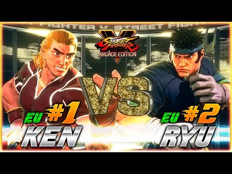 SFV AE ✪ JONESARCADE (EU #1 Online Ken) vs BIGPUN (EU #2 Online Ryu) | Ranked Sets ✪ SF5 TenSFV