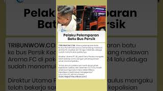 Pelaku Pelemparan Batu Bus Persik Kediri Diduga Masih Anak Kecil, Aksinya Terekam CCTV