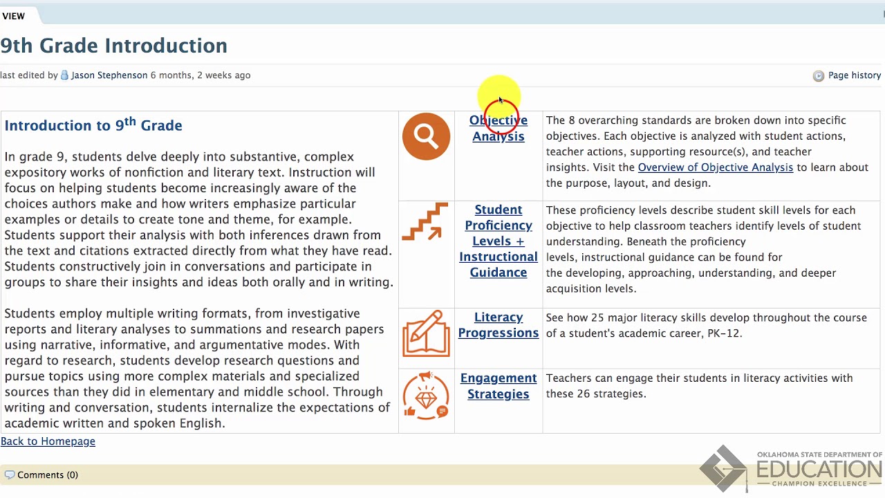 ELA Framework Overview
