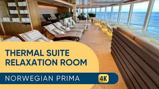 Norwegian Prima Thermal Suite Relaxation Room Tour & Walkthrough 4K | NCL Prima Thermal Suite