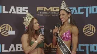 FMG International Australian Pro.Am 2026 backstage interview with Kristina Angeli