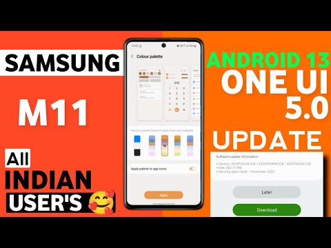 Samsung M11 : OneUI 5.0 Android 13 Update🔥| New Features OneUI 5.0|New Software Update M11|Bug's Fix