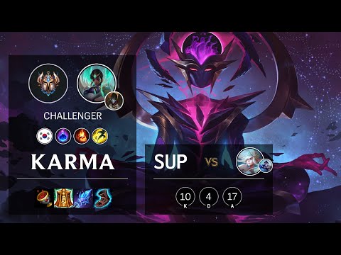 Karma Support vs Janna - KR Challenger Patch 10.16