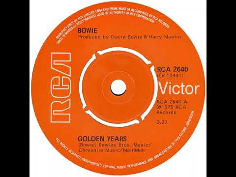 UK New Entry 1975 (298) Bowie - Golden Years