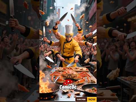 Naruto vs Sasuke — Epic Battle in the Kitchen! 🔥👨‍🍳 #shorts #anime #funny