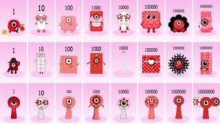 Download lagu Numberblocks Sprunki Evolution Show (1 - 10000000): Baby → Adult → Animation | Sprunki Animation mp3