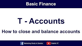 How to Close and Balance T-Accounts