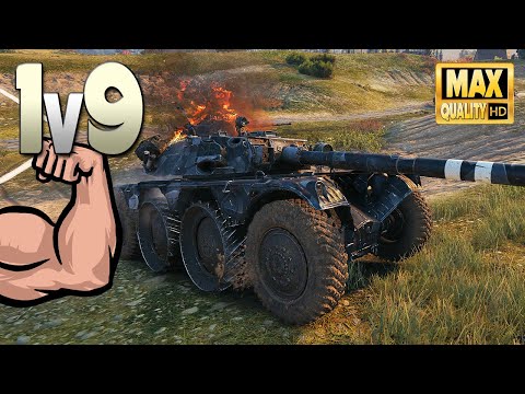 EBR 105: Sensational 1 versus 9 - World of Tanks