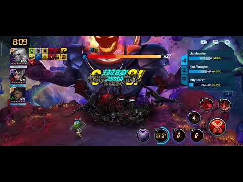 Marvel Future Fight - T3 Knull GBR - Team play (42 percent damage)