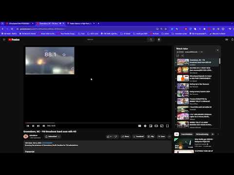 Greensboro, NC - FM Broadcast band scan with HD