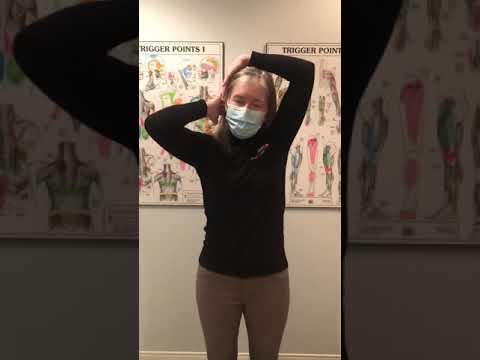 Neck pain stretches with fcampt physio Shannon