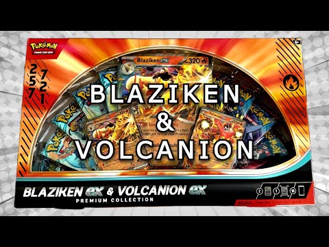 Blaziken EX & Volcanion EX Premium Collection