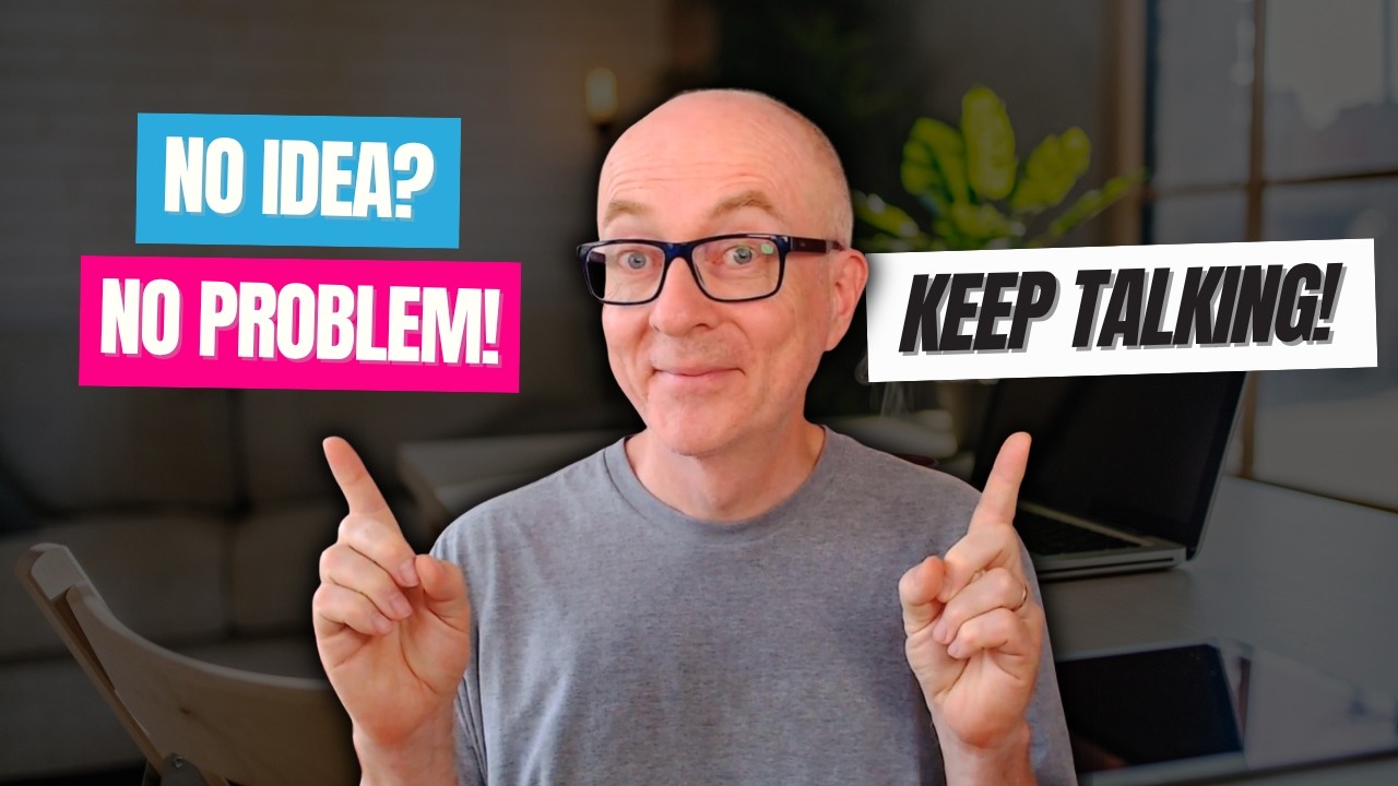 How to Keep Talking in English Without Getting Stuck