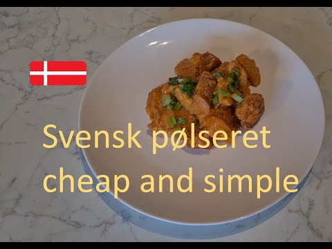 Svensk pølseret – a simple Danish dish appropriate for anyone who wants to make a quick lunch