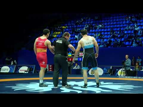 Final 1/2   GR   87 kg SEMEN NOVIKOV (UKR) GURAMI KHETSURIANI (GEO)