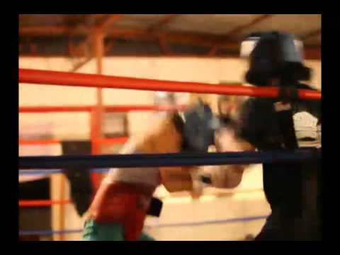 Woman Boxer Kaliesha West training clip