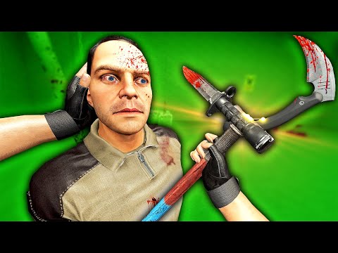 WELDING Weapons Together to Use on RAGDOLLS - Hard Bullet VR Gameplay