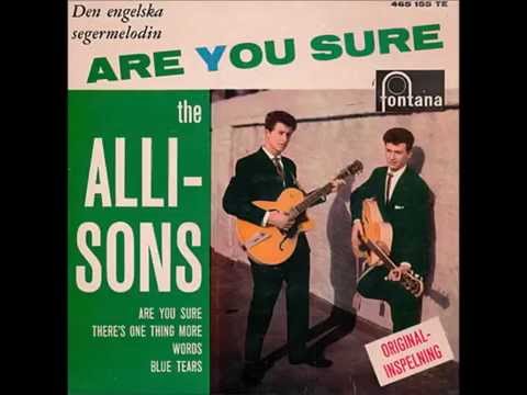 1961 The Allisons - Are You Sure? (Re-Recorded)
