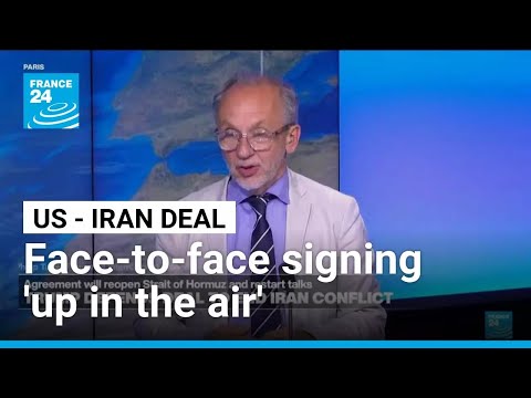 Face-to-face signing of US-Iran deal 'up in the air' after Trump's Versailles signing