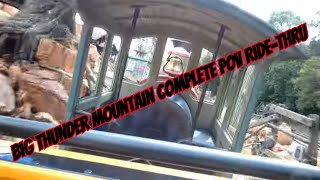 The wildest ride in the wilderness, Big Thunder Mountain POV Ride-thru
