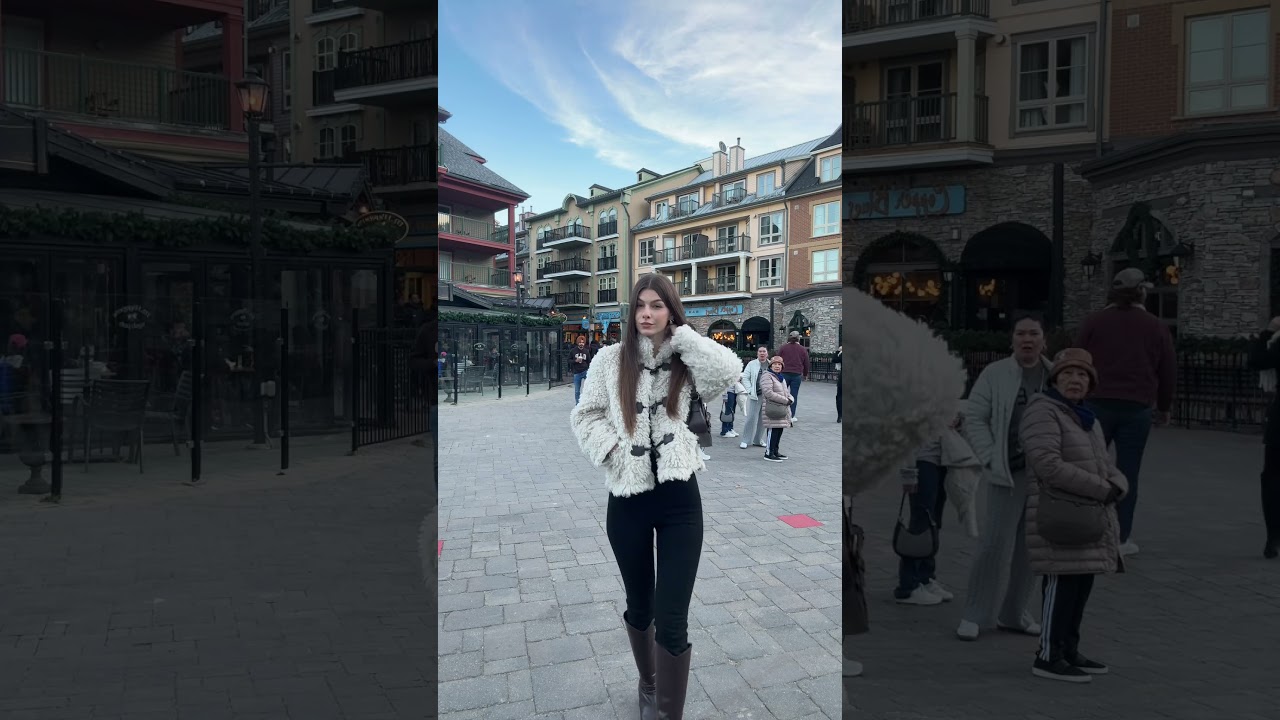 FIBFLX Après-Ski Style | Fluffy Stand Collar Teddy Jacket Try-On