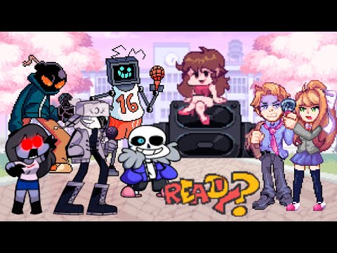 Friday Night Funkin'  "Dream of Roses" but Different Characters Sings It