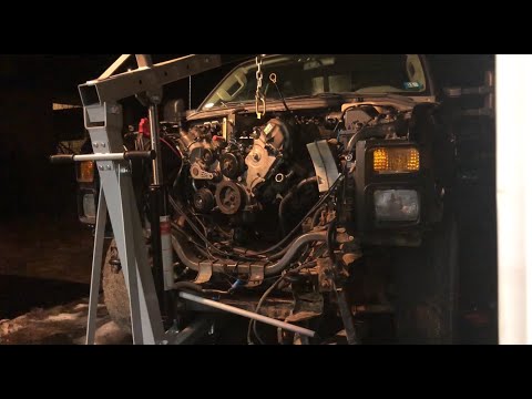 How To Remove Engine - Ford Super Duty - Tutorial 2008-2010 5.4 - F250 - F350