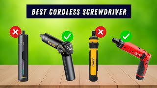 ✅ Top 5 Best Cordless Screwdriver | Best Cordless Screwdriver