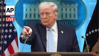 Download lagu LIVE: Trump holds a press conference on the Iran war mp3