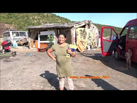 Romsko naselje u Radimlji kod Stoca