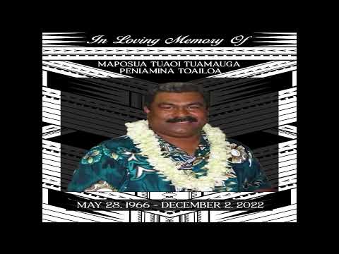 Memorial Service - Peniamina Toailoa (Final Service)