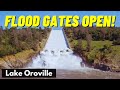 Emergency Action at Oroville: Spillway Opens to Combat Floods | Lake Oroville Update February 2024