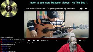 Download lagu Savage Reactions - The Final Countdown - fingerstyle cover by alif ba ta mp3