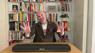 Video thumbnail for Marshall Heston 60 spatial audio soundbar review by Sound Advice