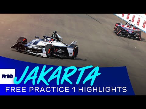 フォーミュラE 第10戦ジャカルタ フリープラクティス1ハイライト動画