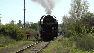preview picture of video 'Parní lokomotiva 475.179 (Šlechtična) - Vlak Karel I.'