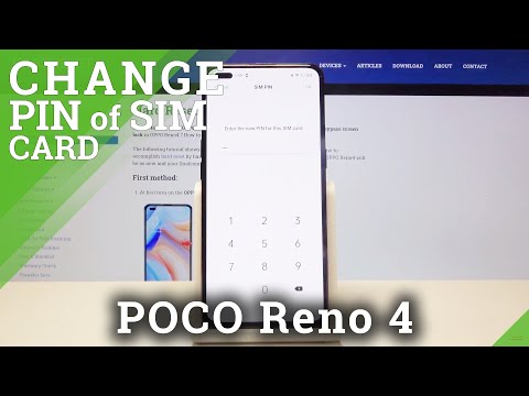 How to Change SIM PIN in OPPO Reno 4 - SIM PIN Code Changing