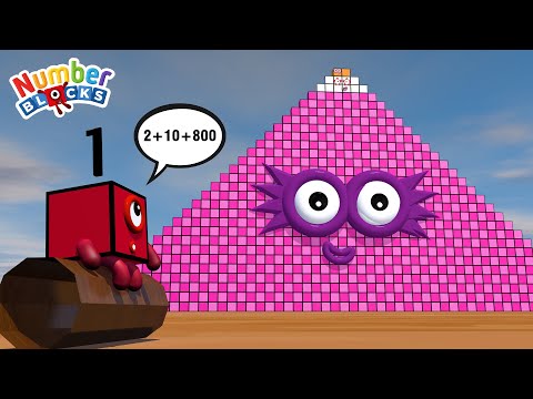 Numberblocks Step Squad PYRAMIDS 1 to 812 - The Amazing Step Squad Numberblocks
