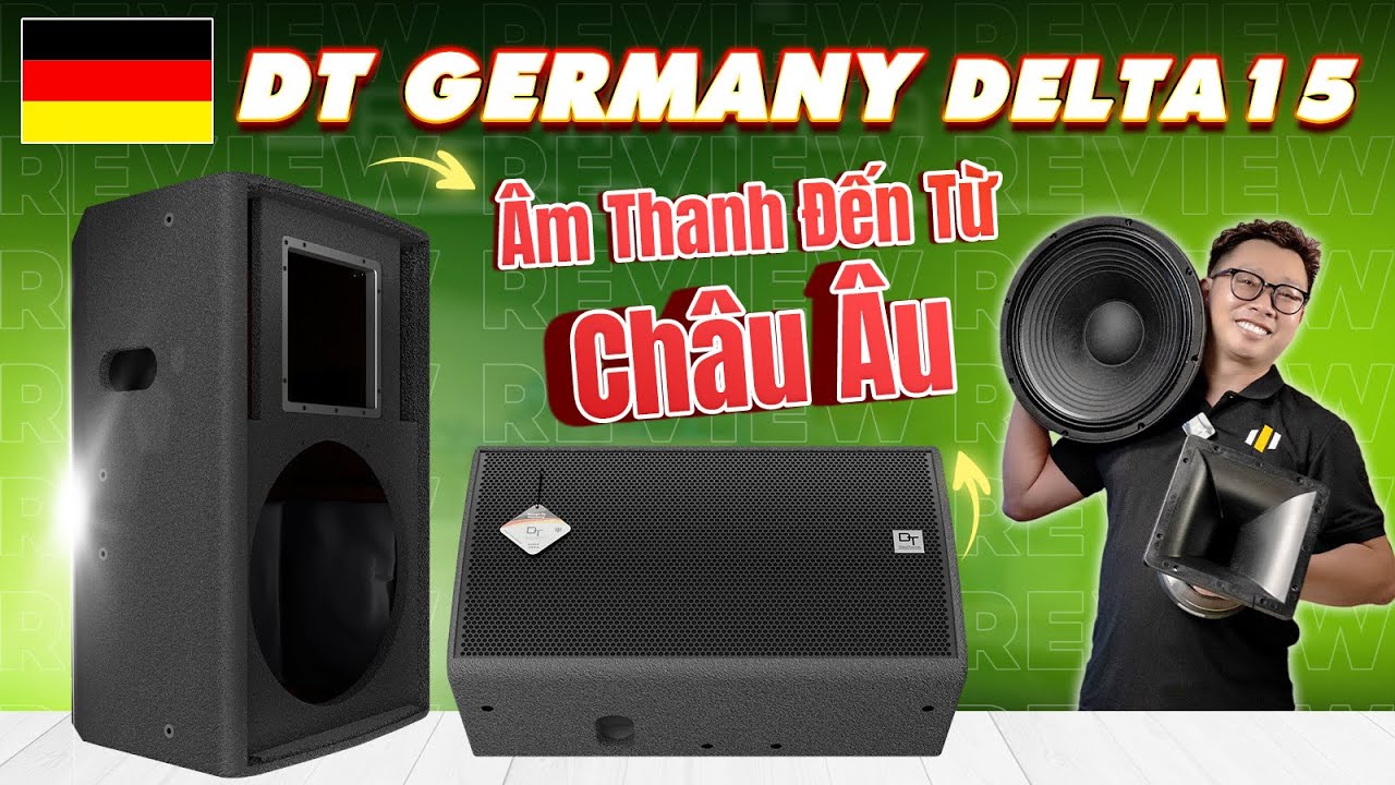 Video sản phẩm Loa Karaoke DT Delta15 (full bass 40cm, 2 đường tiếng)