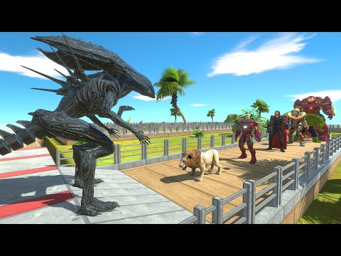 XENOMORPH OASIS DEATH RUN - Animal Revolt Battle Simulator