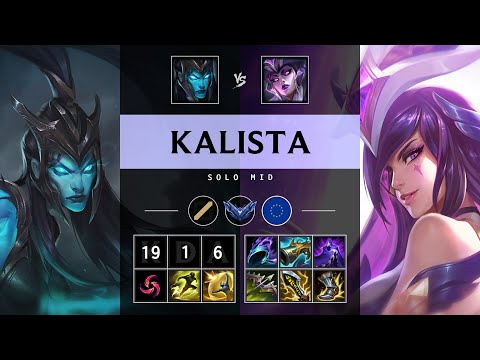 Kalista Mid vs Syndra - EUW Diamond Patch 25.16